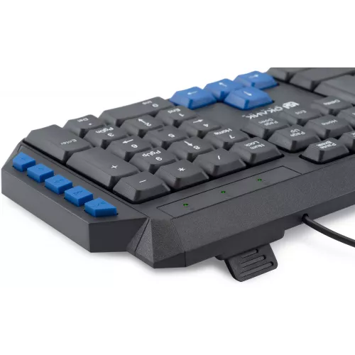 Клавиатура Оклик 750G FROST WAR черный/черный USB Multimedia for gamer (337452) кабель 1.8м