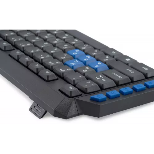 Клавиатура Оклик 750G FROST WAR черный/черный USB Multimedia for gamer (337452) кабель 1.8м