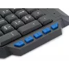 Клавиатура Оклик 750G FROST WAR черный/черный USB Multimedia for gamer (337452) кабель 1.8м