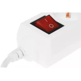 Сетевой удлинитель Buro BU-PS5.1/W 1.5м (5 розеток) белый (пакет ПЭ)