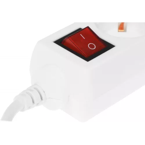 Сетевой удлинитель Buro BU-PS5.1/W 1.5м (5 розеток) белый (пакет ПЭ)