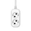 Сетевой удлинитель Buro BU-PSL2.1/W 1.5м (2 розетки) белый (пакет ПЭ)