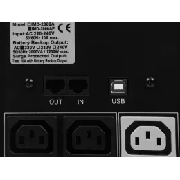 Источник бесперебойного питания Powercom Imperial IMD-2000AP 1200Вт 2000ВА черный