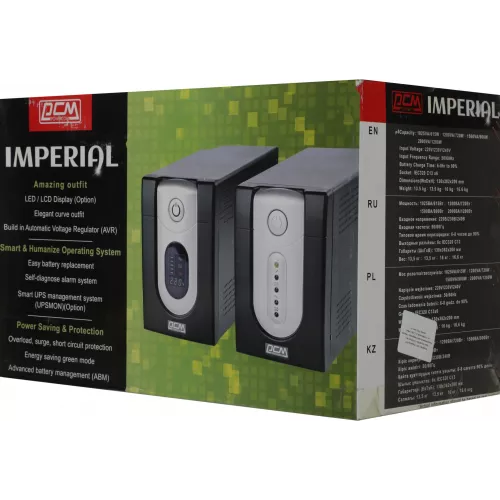 Источник бесперебойного питания Powercom Imperial IMD-2000AP 1200Вт 2000ВА черный
