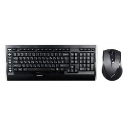 Клавиатура + мышь A4Tech 9300F клав:черный мышь:черный USB беспроводная Multimedia