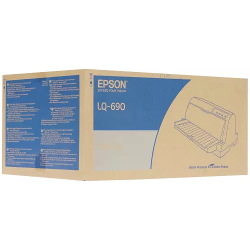 Принтер матричный Epson LQ-690 Flatbed (C11CJ82401/402/A13041/13051) серый