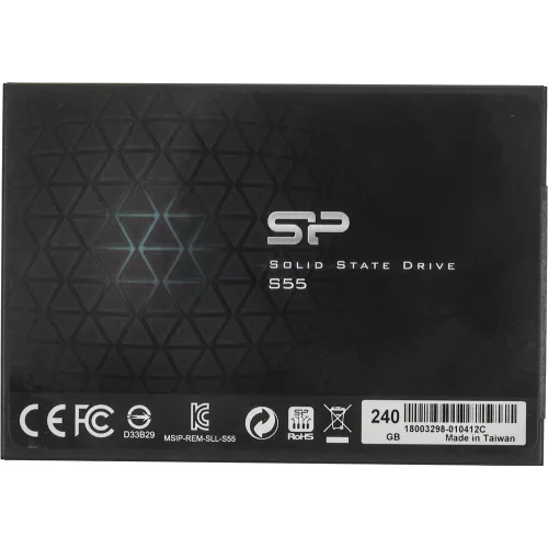 Накопитель SSD Silicon Power SATA-III 240GB SP240GBSS3S55S25 Slim S55 2.5"