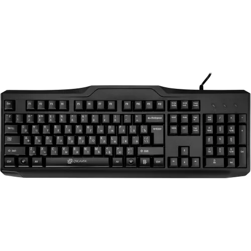 Клавиатура Оклик 170M черный USB (855272) кабель 1.5м