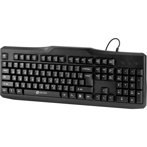 Клавиатура Оклик 170M черный USB (855272) кабель 1.5м