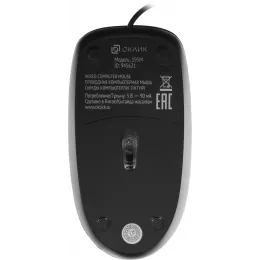 Мышь Оклик 195M for business черный оптическая 1200dpi USB 3but (M218 Black)