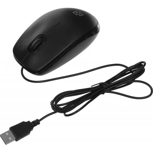 Мышь Оклик 195M for business черный оптическая 1200dpi USB 3but (M218 Black)