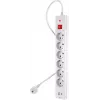Сетевой фильтр Buro BU-SP1.8_USB_2A-W 1.8м (6 розеток) белый (коробка)