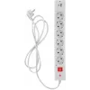 Сетевой фильтр Buro BU-SP1.8_USB_2A-W 1.8м (6 розеток) белый (коробка)