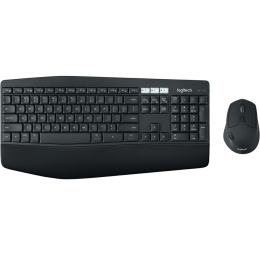Клавиатура + мышь Logitech MK850 клав:черный мышь:черный USB беспроводная BT slim Multimedia (920-008232)
