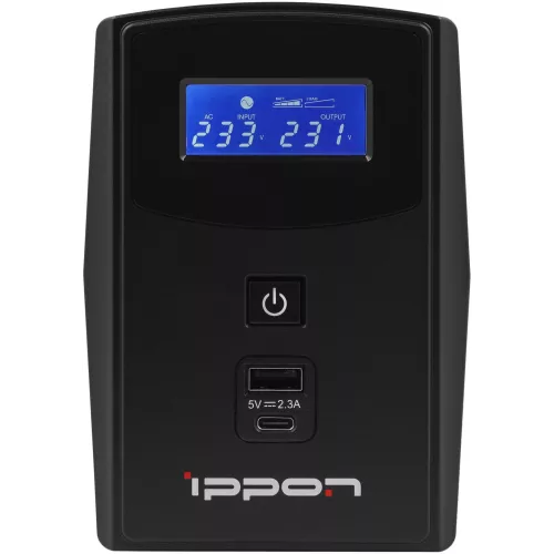 Источник бесперебойного питания Ippon Back Power Pro II Euro 850 480Вт 850ВА черный