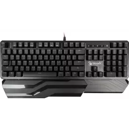 Клавиатура A4Tech B975 механическая черный USB Multimedia for gamer LED (подставка для запястий) кабель 1.8м