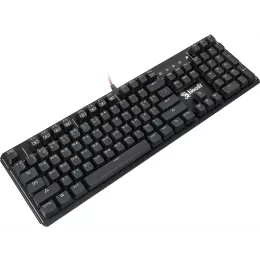 Клавиатура A4Tech B975 механическая черный USB Multimedia for gamer LED (подставка для запястий) кабель 1.8м