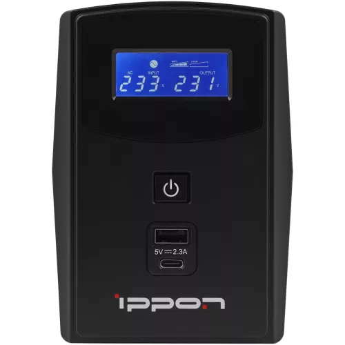 Источник бесперебойного питания Ippon Back Power Pro II 600 360Вт 600ВА черный