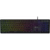 Клавиатура Оклик 550ML черный USB slim Multimedia LED (1061617) кабель 1.5м