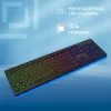 Клавиатура Оклик 550ML черный USB slim Multimedia LED (1061617) кабель 1.5м