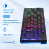 Клавиатура Оклик 550ML черный USB slim Multimedia LED (1061617) кабель 1.5м