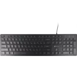 Клавиатура Оклик 550ML черный USB slim Multimedia LED (1061617) кабель 1.5м