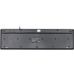 Клавиатура Оклик 550ML черный USB slim Multimedia LED (1061617) кабель 1.5м