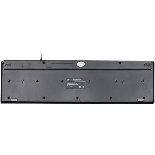 Клавиатура Оклик 550ML черный USB slim Multimedia LED (1061617) кабель 1.5м