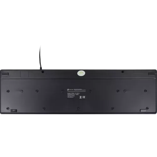 Клавиатура Оклик 550ML черный USB slim Multimedia LED (1061617) кабель 1.5м
