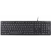 Клавиатура Оклик 550ML черный USB slim Multimedia LED (1061617) кабель 1.5м