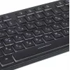 Клавиатура Оклик 550ML черный USB slim Multimedia LED (1061617) кабель 1.5м