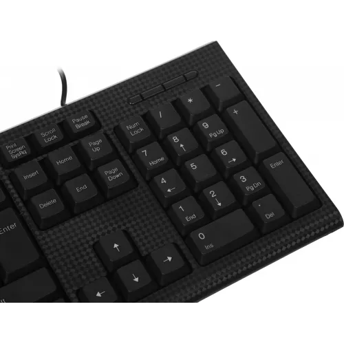 Клавиатура Оклик 120M черный USB (1083044) кабель 1.6м