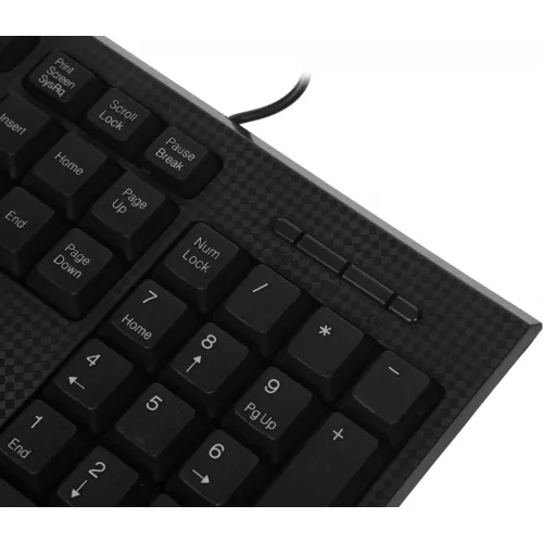 Клавиатура Оклик 120M черный USB (1083044) кабель 1.6м