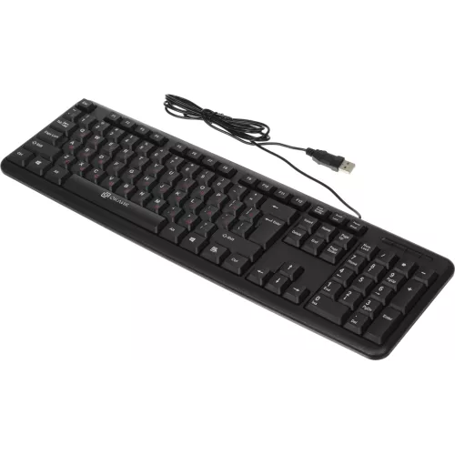 Клавиатура Оклик 90MV2 черный USB (1185967) кабель 1.8м