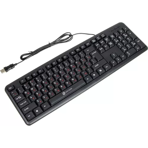 Клавиатура Оклик 90MV2 черный USB (1185967) кабель 1.8м