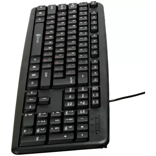 Клавиатура Оклик 90MV2 черный USB (1185967) кабель 1.8м