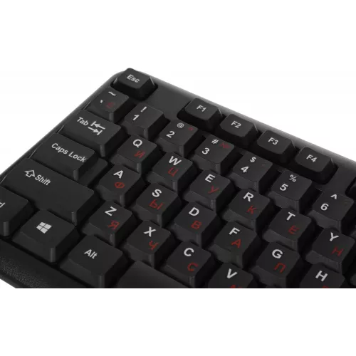 Клавиатура Оклик 90MV2 черный USB (1185967) кабель 1.8м