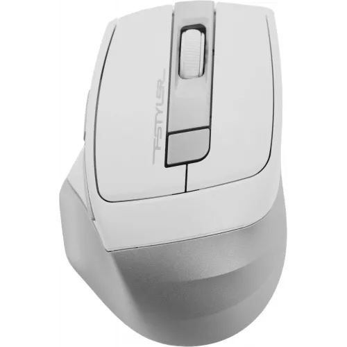 Мышь A4Tech Fstyler FG35 серебристый/белый оптическая 2000dpi беспров. USB 6but (FG35 SILVER)
