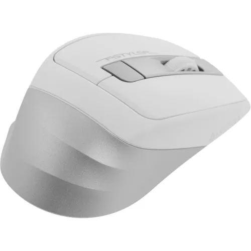 Мышь A4Tech Fstyler FG35 серебристый/белый оптическая 2000dpi беспров. USB 6but (FG35 SILVER)