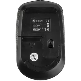 Мышь Оклик 486MW черный/серый оптическая 1600dpi беспров. USB для ноутбука 3but (1196552)