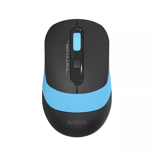 Мышь A4Tech Fstyler FG10S черный/синий оптическая 2000dpi silent беспров. USB для ноутбука 4but (FG10S BLUE)