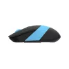 Мышь A4Tech Fstyler FG10S черный/синий оптическая 2000dpi silent беспров. USB для ноутбука 4but (FG10S BLUE)