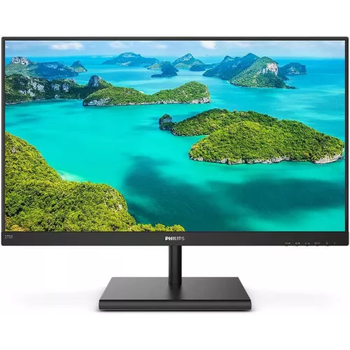Монитор Philips 27" 275E1S черный IPS LED 16:9 HDMI матовая 1000:1 250cd 178гр/178гр 2560x1440 75Hz VGA DP 2K 3.99кг
