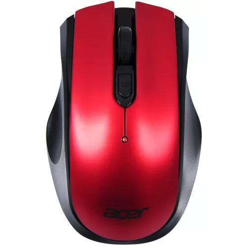 Мышь Acer OMR032 черный/красный оптическая 1600dpi беспров. USB 4but (ZL.MCEEE.009)