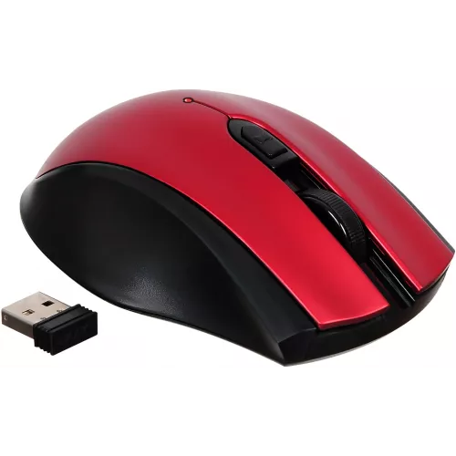 Мышь Acer OMR032 черный/красный оптическая 1600dpi беспров. USB 4but (ZL.MCEEE.009)