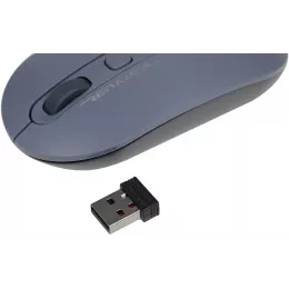 Мышь A4Tech Fstyler FG20 пепельный/синий оптическая 2000dpi беспров. USB для ноутбука 4but (FG20 ASH BLUE)