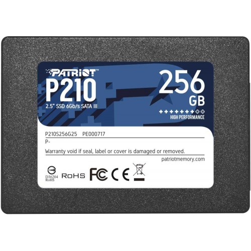 Накопитель SSD Patriot SATA-III 256GB P210S256G25 P210 2.5"