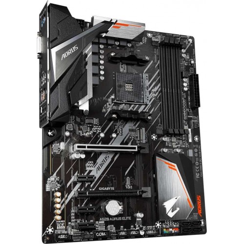 Материнская плата Gigabyte A520 AORUS ELITE Soc-AM4 AMD A520 4xDDR4 ATX AC`97 8ch(7.1) GbLAN RAID+DVI+HDMI