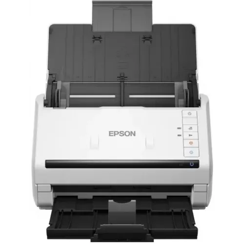 Сканер протяжный Epson WorkForce DS-530II (B11B261401/502) A4 белый/черный