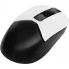 Мышь A4Tech Fstyler FB12 белый/черный оптическая 1200dpi беспров. BT/Radio USB 3but (FB12 PANDA)